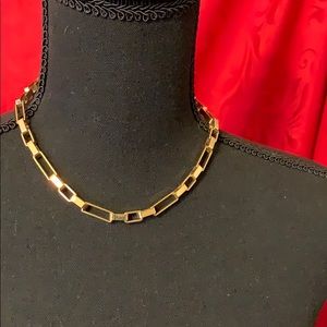 Golden styled chain necklace